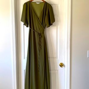 COPY - Baltic Born beautiful green, full wrap dress - XL